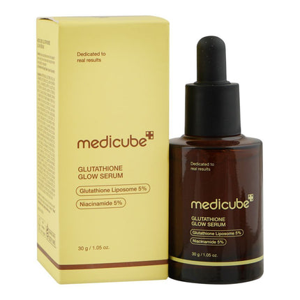 Medicube AGE-R Glutathione Glow Serum - Antioxidant & Elasticity Care Serum for 24Hr Pure Radiance, Korean Glass Glow Skin, Daily Use for Youthful Skin, Korean Skincare
