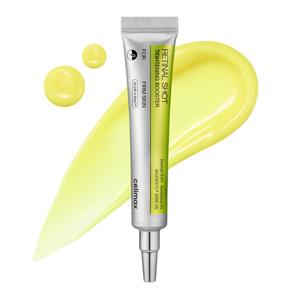 celimax The Vita A Retinal Shot Tightening Booster | 0.1% Retinal, 3% Matryxyl, High-Strength Retinoid for Anti-Aging, Pore Minimizer, Wrinkles & Fine Lines, Firmer Skin, 15ml, Korean Skin Care